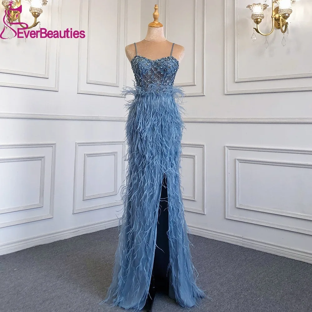 Luxury Dubai Beaded Evening Dresses Long Spaghetti Strap Formal Dress Saudi Arabia Mermaid Party Gown Tulle Side Slit Prom Dress
Luxury Dubai Beaded Evening Dresses Long Spaghetti Strap Formal Dress Saudi Arabia Mermaid Party Gown Tulle Side Slit Prom Dress