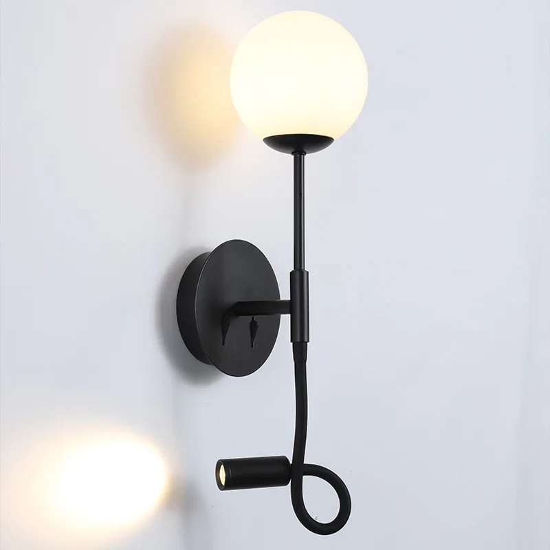 Modern Minimalist Reading Wall Lights with Flexible Arms White Black Bedroom Bedside Wall Lamp Eye Care LED Spotlight Study
Modern Minimalist Reading Wall Lights with Flexible Arms White Black Bedroom Bedside Wall Lamp Eye Care LED Spotlight Study