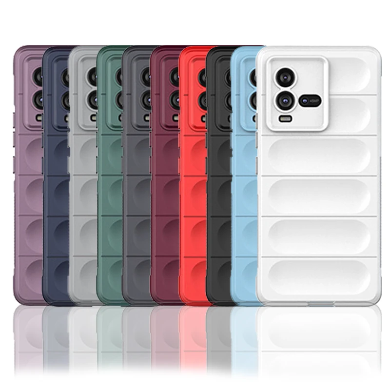 Чехол для iQOO 10 чехол для Vivo iQOO 10 5G Capa резиновый защитный задний бампер для телефона противоударный мягкий чехол из ТПУ для Fundas iQOO 10 Чехол