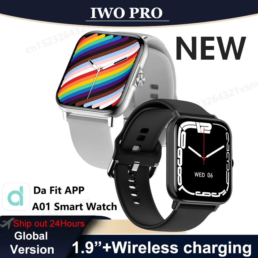 New A01 Smart Watch Men IWO Watch For Men IP68 Waterproof Watches Sports Watches Fitness For Huawei 1.9“ Wireless charging Games
New A01 Smart Watch Men IWO Watch For Men IP68 Waterproof Watches Sports Watches Fitness For Huawei 1.9“ Wireless charging Games