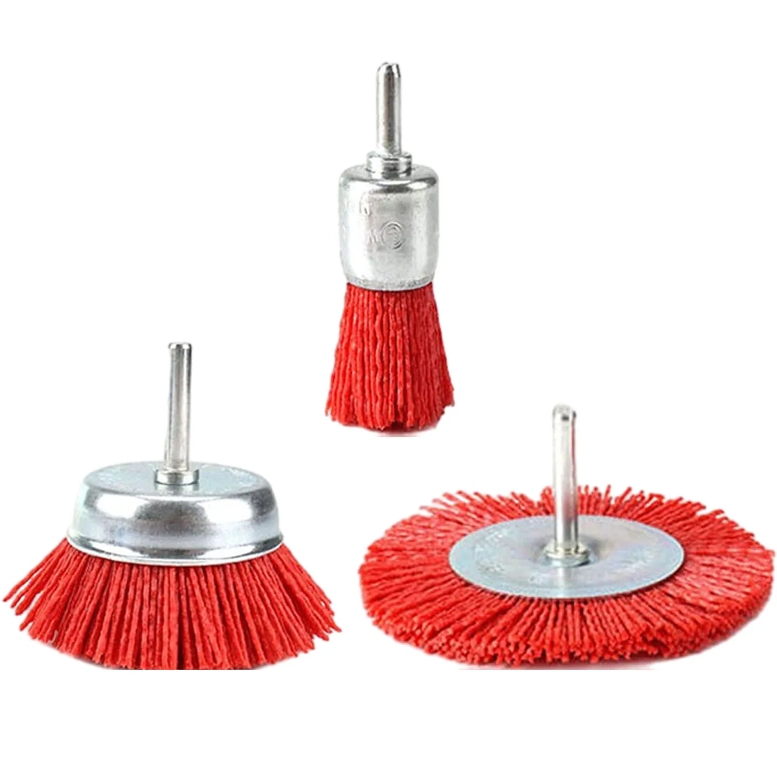 1set Nylon Filament Abrasive Wire Brushes Wheel & Cup Brush Set Wheel Brush Cup Brush With 1/4 Inch Shank
1set Nylon Filament Abrasive Wire Brushes Wheel & Cup Brush Set Wheel Brush Cup Brush With 1/4 Inch Shank