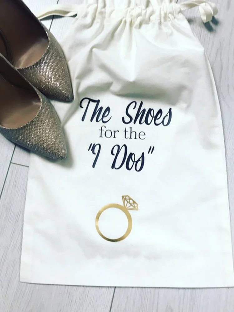 Wedding i do shoe bag engagement bride to be Bachelorette hen Party bridal shower decoration Favor Bridesmaids proposal Gift
Wedding i do shoe bag engagement bride to be Bachelorette hen Party bridal shower decoration Favor Bridesmaids proposal Gift