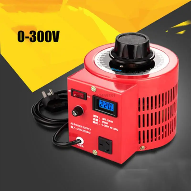 

APS-500W 0,5 кВт 220 В переменный трансформатор, регулятор напряжения, однофазный регулируемый источник питания переменного тока 0-300 В