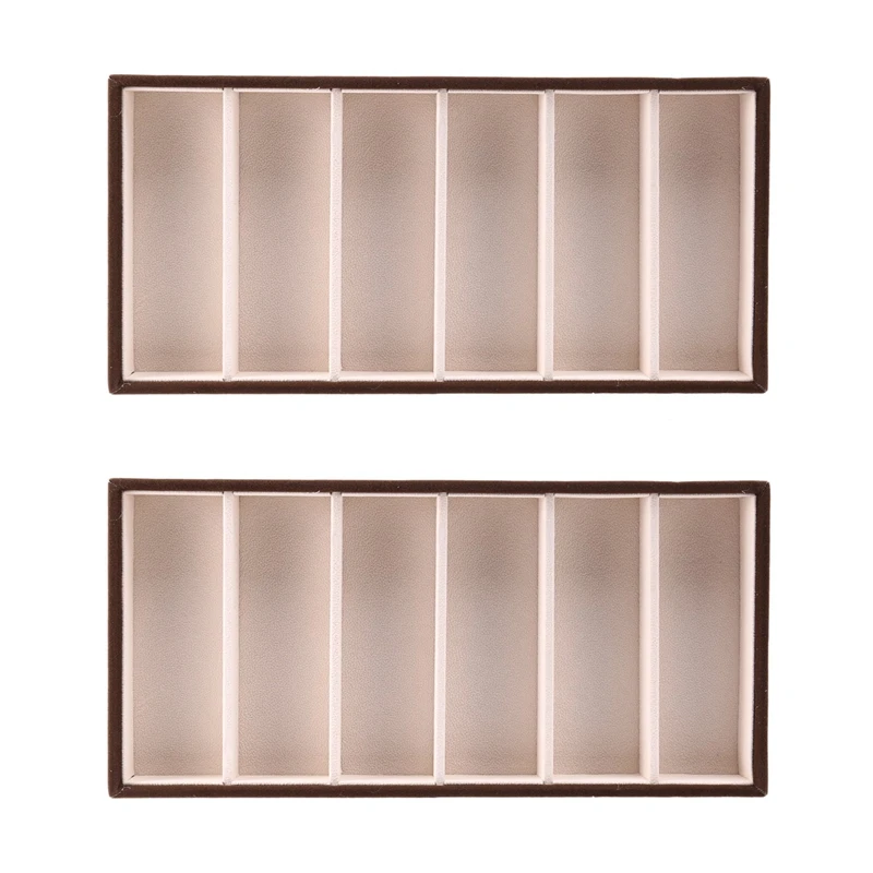 2X 6 Eyeglasses Display Case, Sunglasses Storage Box, Spectacles, Display Tray Holder, Opening Top Flannel Inside.
2X 6 Eyeglasses Display Case, Sunglasses Storage Box, Spectacles, Display Tray Holder, Opening Top Flannel Inside.