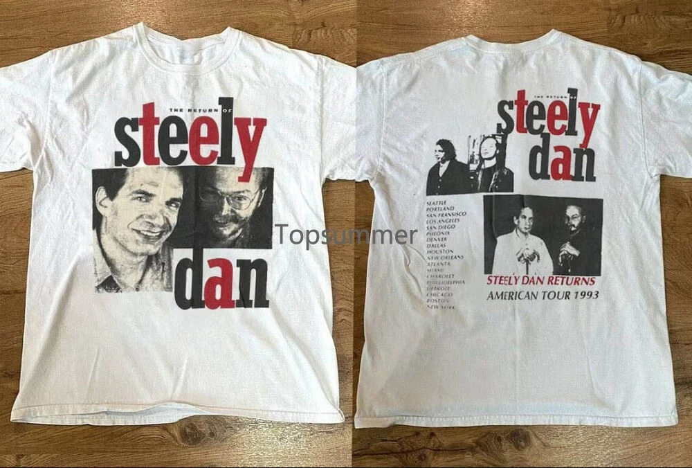 Steely Dan The Return Tour 1993 T- Shirt All Size S-3Xl Gift For Fans
Steely Dan The Return Tour 1993 T- Shirt All Size S-3Xl Gift For Fans