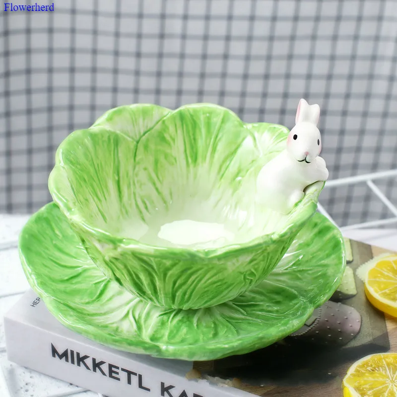 Cute Cartoon Animal Hand Drawn Ceramic Children's Tableware Fruit Salad Dessert Rabbit Cabbage Bowl Bone China Dinnerware Sets
Cute Cartoon Animal Hand Drawn Ceramic Children's Tableware Fruit Salad Dessert Rabbit Cabbage Bowl Bone China Dinnerware Sets