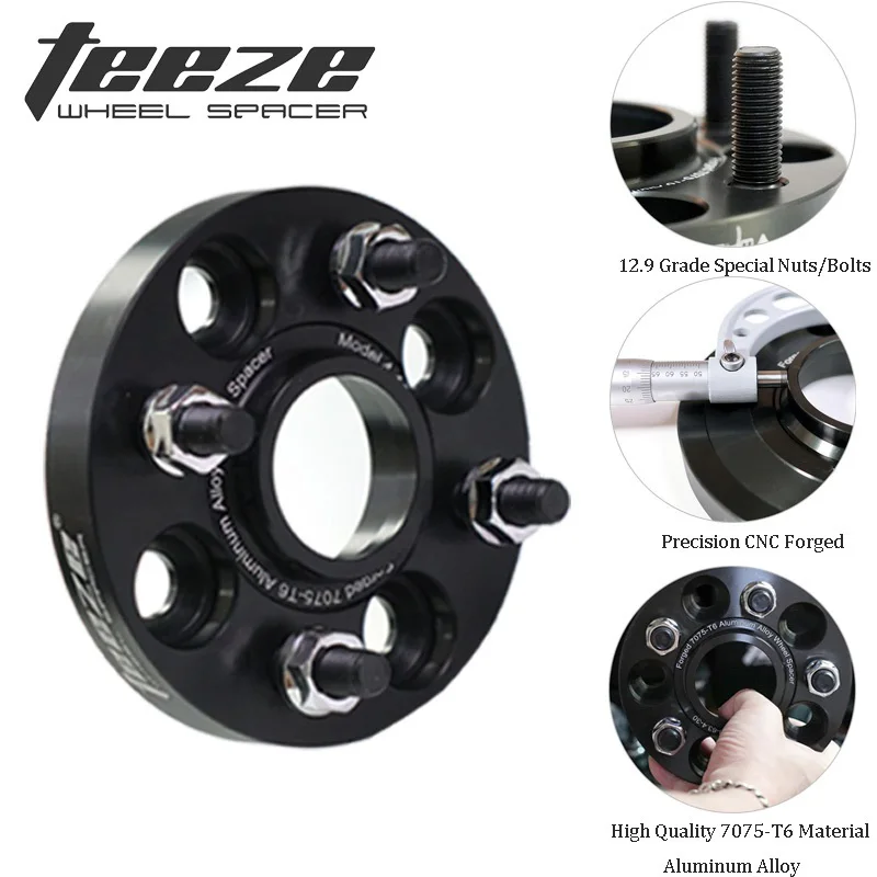 TEEZE 20/25 мм PCD 4x108 CB 63,4 мм 7075-T6 адаптер прокладки колеса Ford Fiesta/ST Focus Ecosport/Ka +/Figo/Lkon/B-max M12XP1.5
TEEZE 20/25 мм PCD 4x108 CB 63,4 мм 7075-T6 адаптер прокладки колеса Ford Fiesta/ST Focus Ecosport/Ka +/Figo/Lkon/B-max M12XP1.5