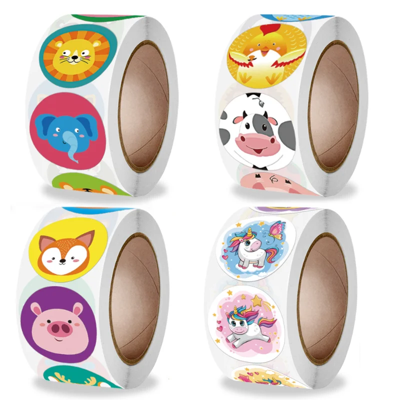 500Pcs Animals Stickers Cartoon Sticker Cute Children Reward Label for Gift Box Scrapbook Decoration Stationery School Supplies
500Pcs Animals Stickers Cartoon Sticker Cute Children Reward Label for Gift Box Scrapbook Decoration Stationery School Supplies