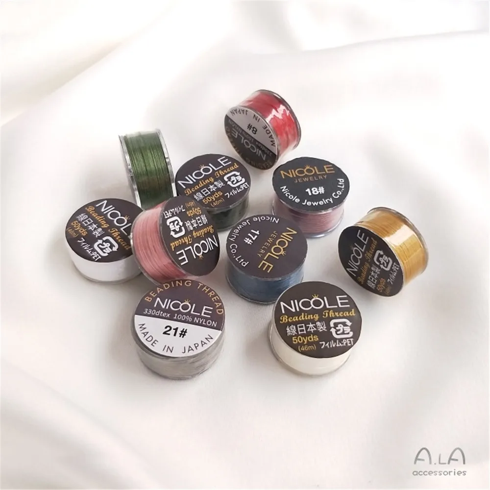 Miyuki Yuxing nylon thread imported from Japan is a special line for manual DIY string of rice beads and Pearl headwear
Miyuki Yuxing nylon thread imported from Japan is a special line for manual DIY string of rice beads and Pearl headwear