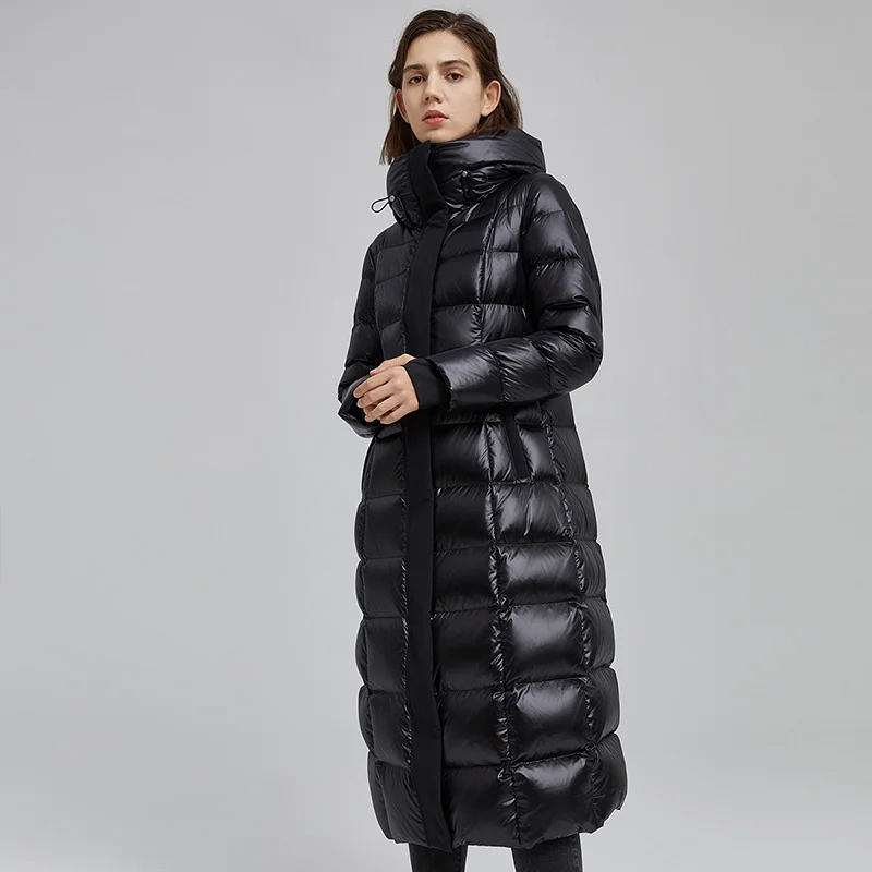 2023 Long Jacket for Women 2023 Winter Jackets Goose Down Coat Ladies Slim Black Shiny Thickened Warm Puffy Overcoat
2023 Long Jacket for Women 2023 Winter Jackets Goose Down Coat Ladies Slim Black Shiny Thickened Warm Puffy Overcoat