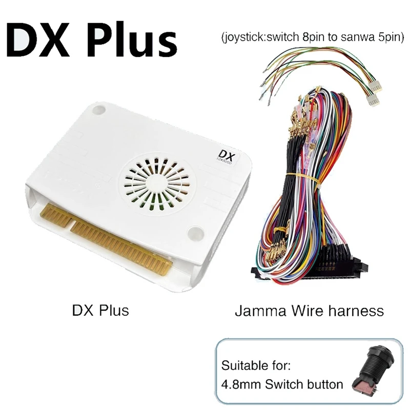 5000 In 1 DX Plus Arcade Game Console Jamma Motherboard+4.8Mm Jamma Cable For Pandora Saga Box DX Plus HD VGA CGA CRT
5000 In 1 DX Plus Arcade Game Console Jamma Motherboard+4.8Mm Jamma Cable For Pandora Saga Box DX Plus HD VGA CGA CRT