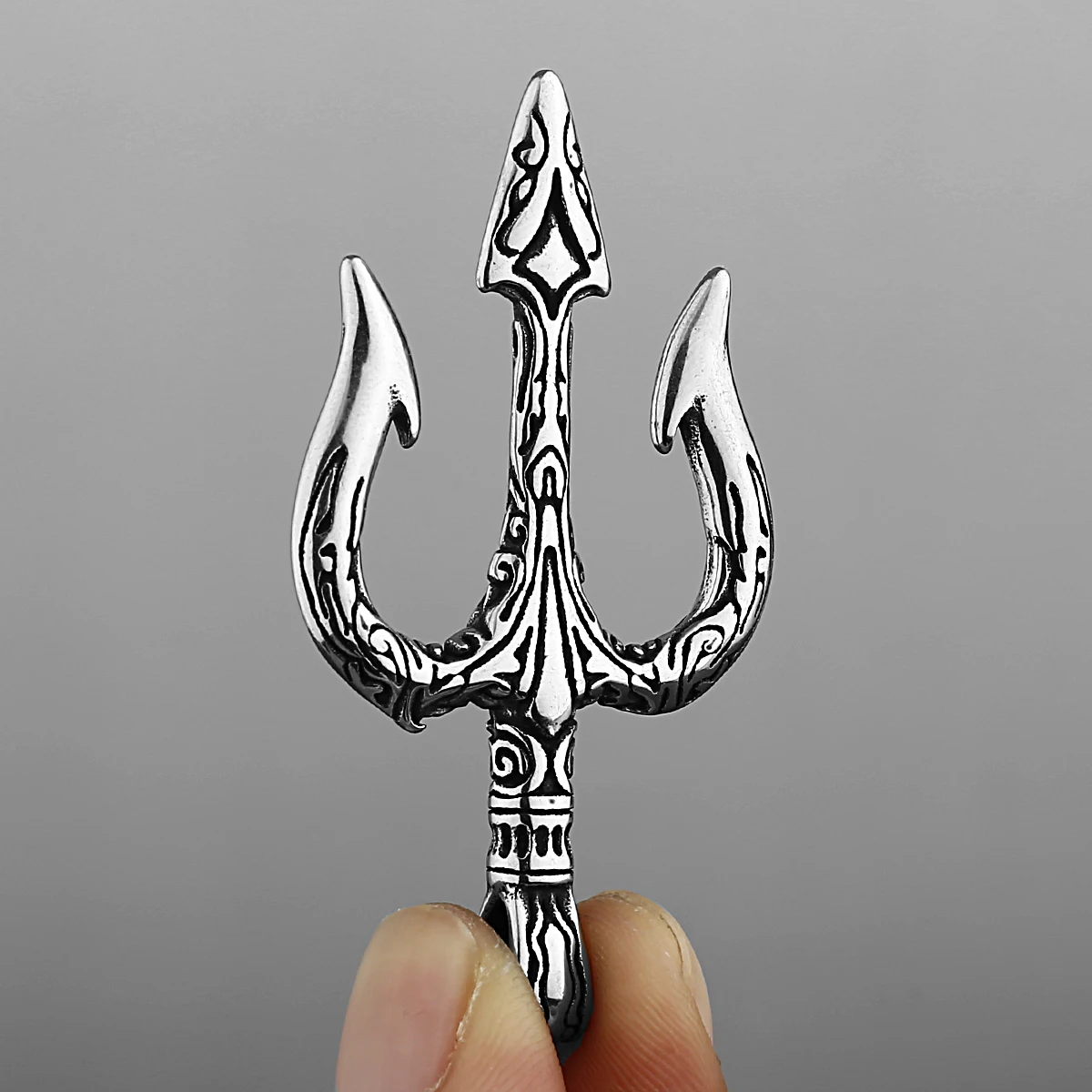 Retro Poseidon Simple Trident Pendant Men's Fashion Hip Hop Titanium Steel Stainless Steel Pendant Gift Jewelry Wholesale
Retro Poseidon Simple Trident Pendant Men's Fashion Hip Hop Titanium Steel Stainless Steel Pendant Gift Jewelry Wholesale
