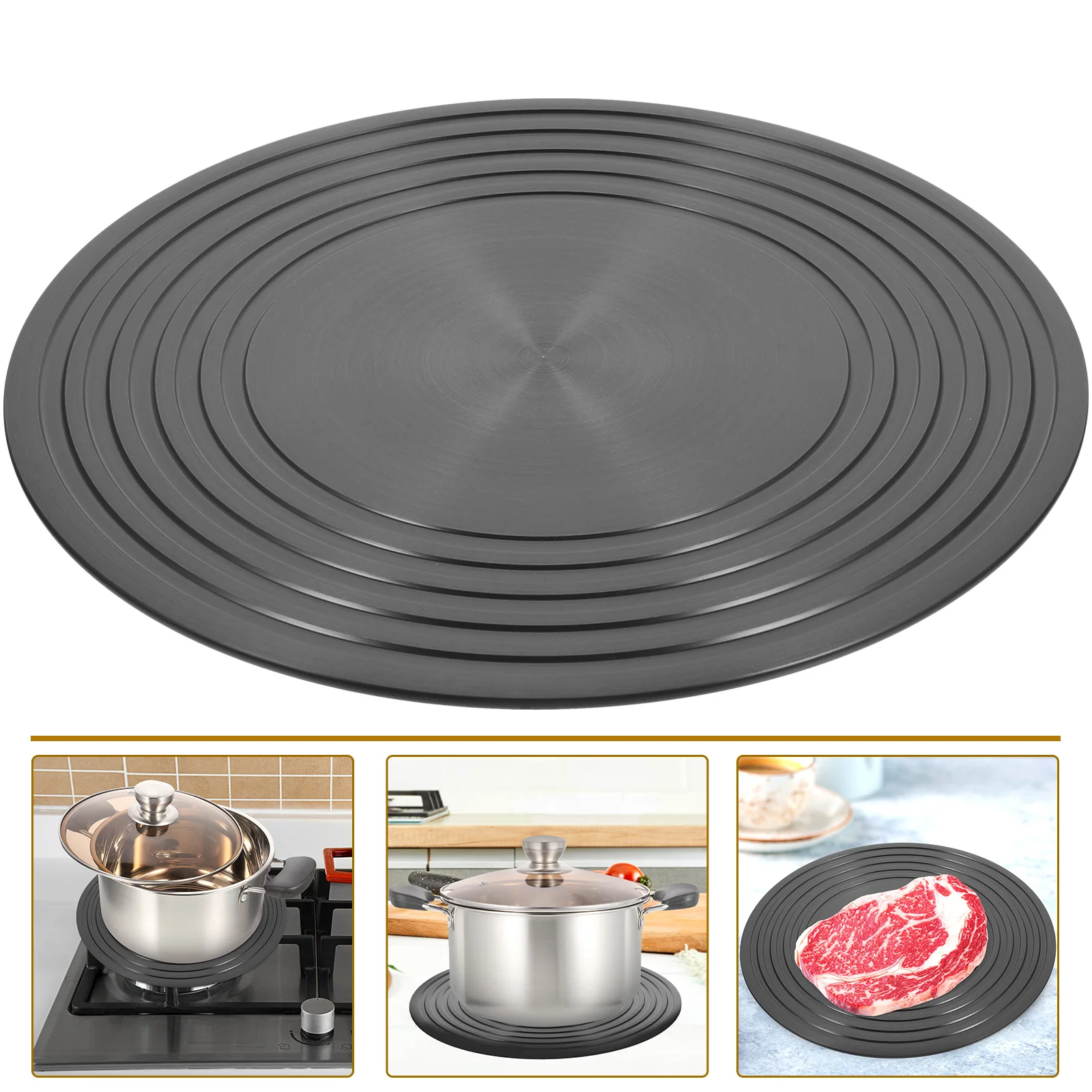 Thermal Defrost Tray Induction Plates Home Diffuser Gas Stove Kitchen Essential Aluminum Heat Transfer Disk Flame
Thermal Defrost Tray Induction Plates Home Diffuser Gas Stove Kitchen Essential Aluminum Heat Transfer Disk Flame
