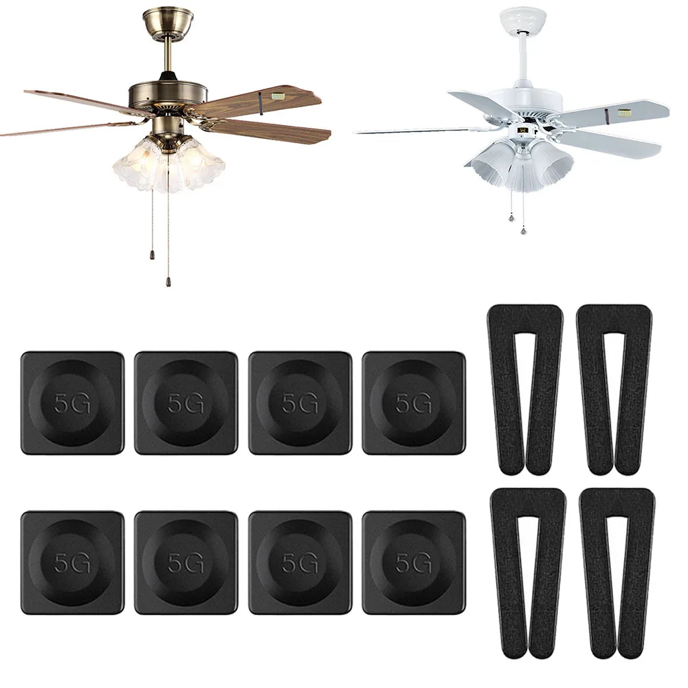 

Accessories Balance Clamp 4 Sets 42*18*7mm 5GM Weight Balancing Kit Black Blade Ceiling Fan Compatible High Quality