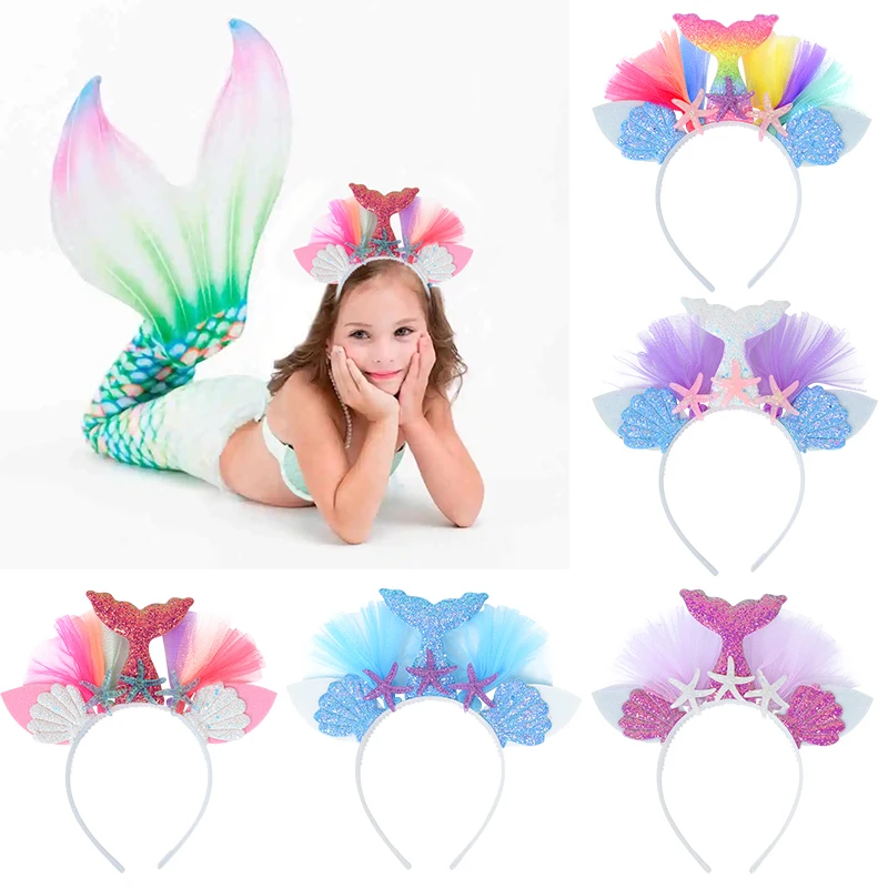 Mermaid Party Crown Headband Glitter Shell Mesh Yarn Mermaid Tail Hat for Mermaid Theme Birthday Party Decor Hair Accessories
Mermaid Party Crown Headband Glitter Shell Mesh Yarn Mermaid Tail Hat for Mermaid Theme Birthday Party Decor Hair Accessories