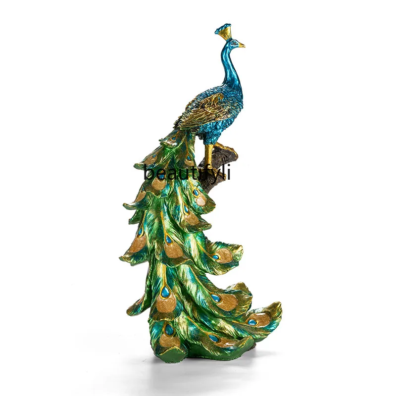 yj Creative Peacock European Entry Lux Accessories Living Room TV Cabinet Wine Cabinet Decoration Crafts
yj Creative Peacock European Entry Lux Accessories Living Room TV Cabinet Wine Cabinet Decoration Crafts