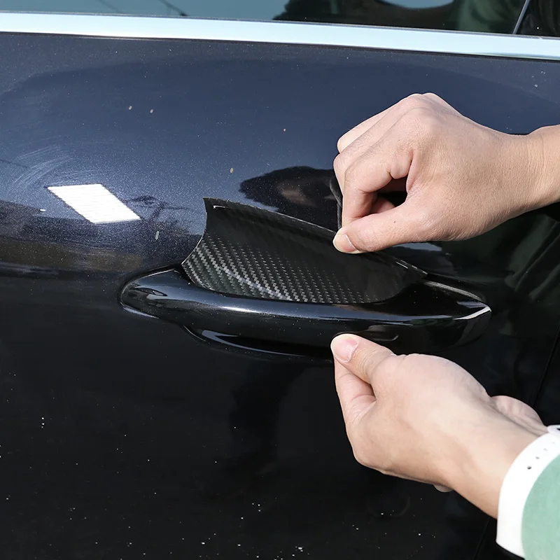 For Porsche Cayenne 18-21 Real Carbon Fiber Door Handle Outer Door Bowl Cover Interior Decorative Protection Auto Accessories 
For Porsche Cayenne 18-21 Real Carbon Fiber Door Handle Outer Door Bowl Cover Interior Decorative Protection Auto Accessories