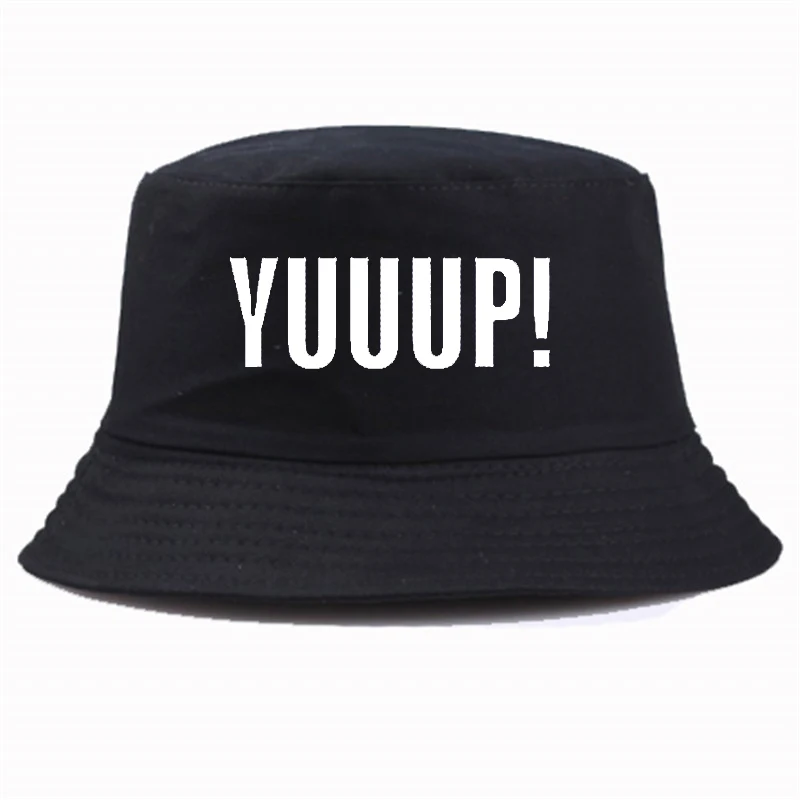 New Summer cap Style Funny Adult YUUUP! Print Bucket Hat Hunting Fishing Outdoor Unisex fisherman hat
New Summer cap Style Funny Adult YUUUP! Print Bucket Hat Hunting Fishing Outdoor Unisex fisherman hat