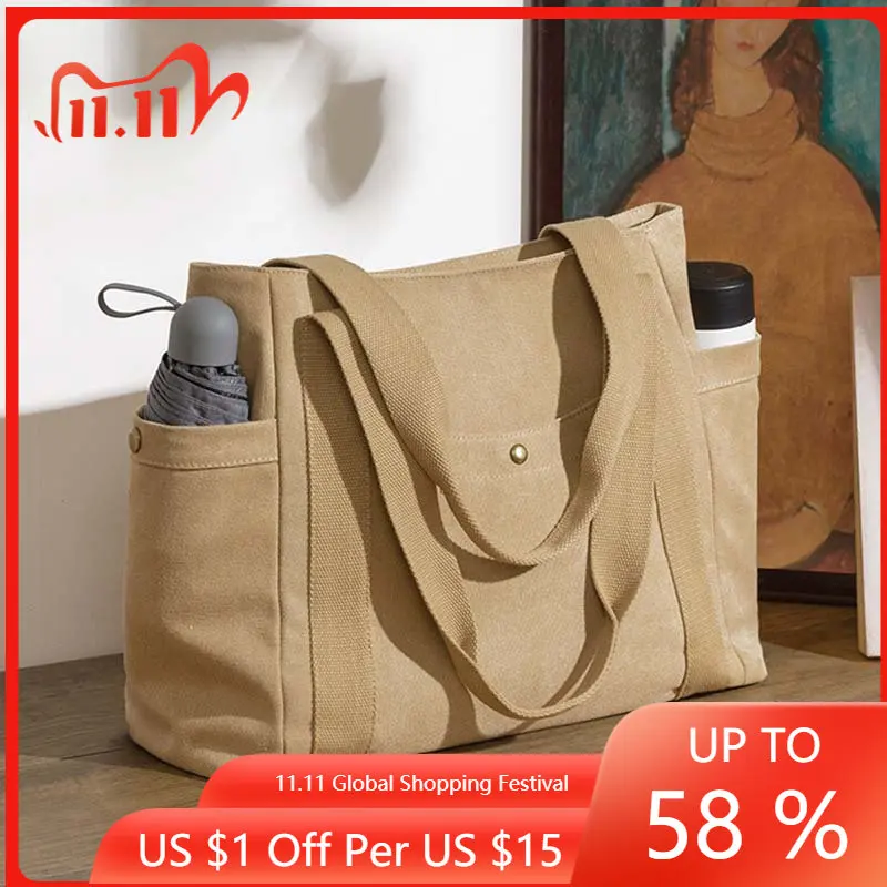 Large Female Tote Bag Canvas Fabric Shoulder Bag Women's 2022 Big Casual Canvas Bag Handbags for Women School Sac A Main Femme
Large Female Tote Bag Canvas Fabric Shoulder Bag Women's 2022 Big Casual Canvas Bag Handbags for Women School Sac A Main Femme