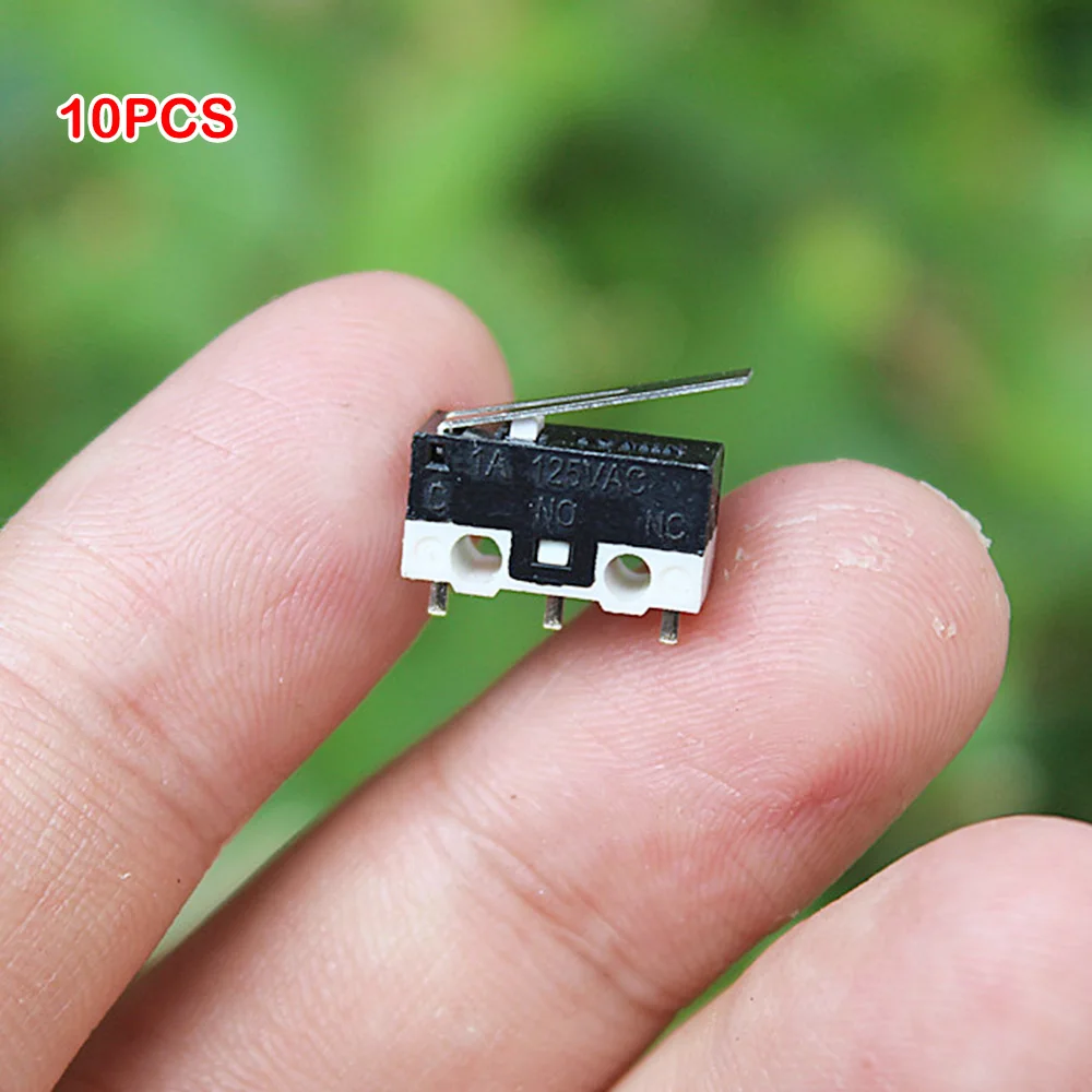 10 шт. мини концевой выключатель Микро-переключатель PCB терминал 1A AC 125V кнопочный