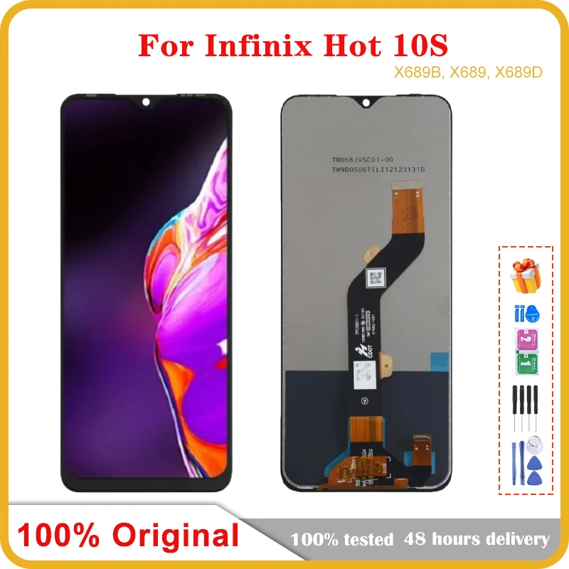 6.82" Original LCD For Infinix Hot 10s 10T X689 X689C X689D LCD Display Touch Screen Digiziter Assembly Repair Replacement Part
6.82" Original LCD For Infinix Hot 10s 10T X689 X689C X689D LCD Display Touch Screen Digiziter Assembly Repair Replacement Part