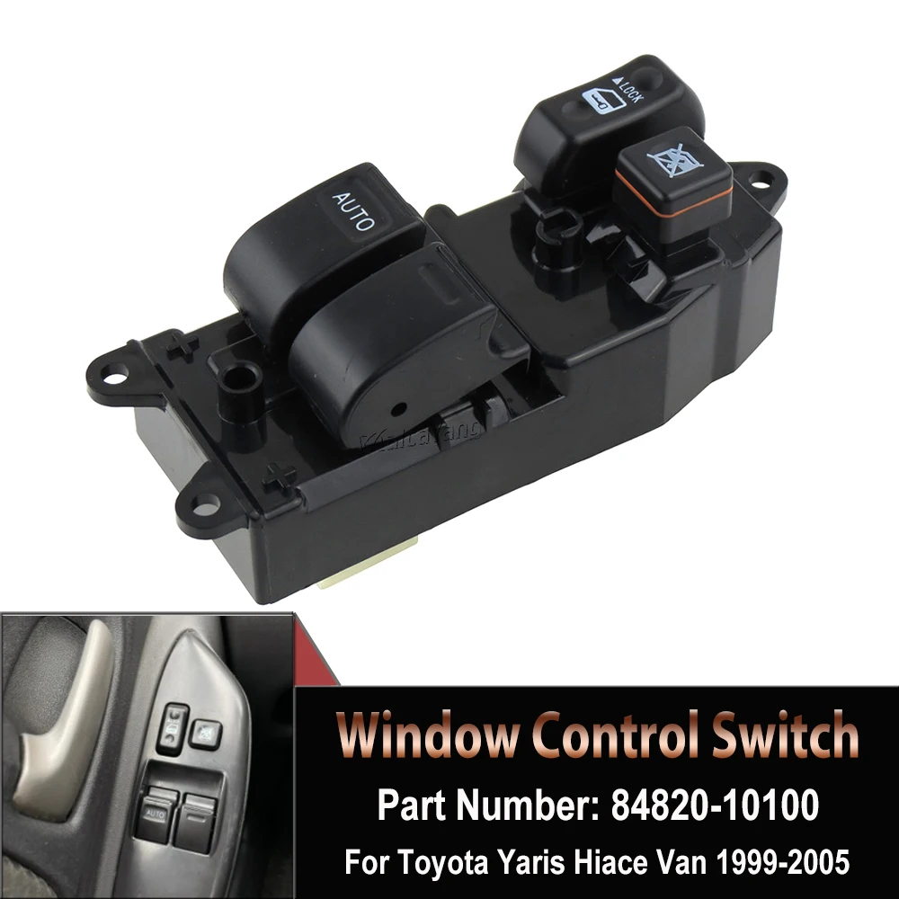 84820-10100 Window Control Switch Power Window Switch 8482010100 For Toyota YARIS STARLET PASEO HILUX HIACE LAND CRUISER
84820-10100 Window Control Switch Power Window Switch 8482010100 For Toyota YARIS STARLET PASEO HILUX HIACE LAND CRUISER