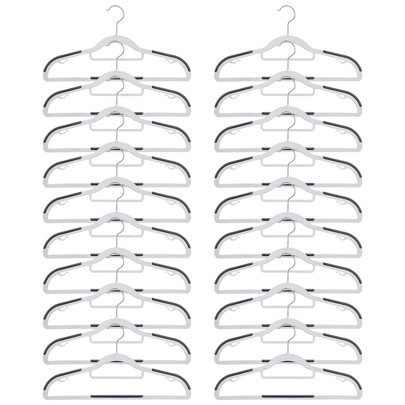 20Pcs Heavy-Duty Plastic Hanger With Non-Slip Design, 360-Degree Rotating Hook Multifunctional Hanger
20Pcs Heavy-Duty Plastic Hanger With Non-Slip Design, 360-Degree Rotating Hook Multifunctional Hanger