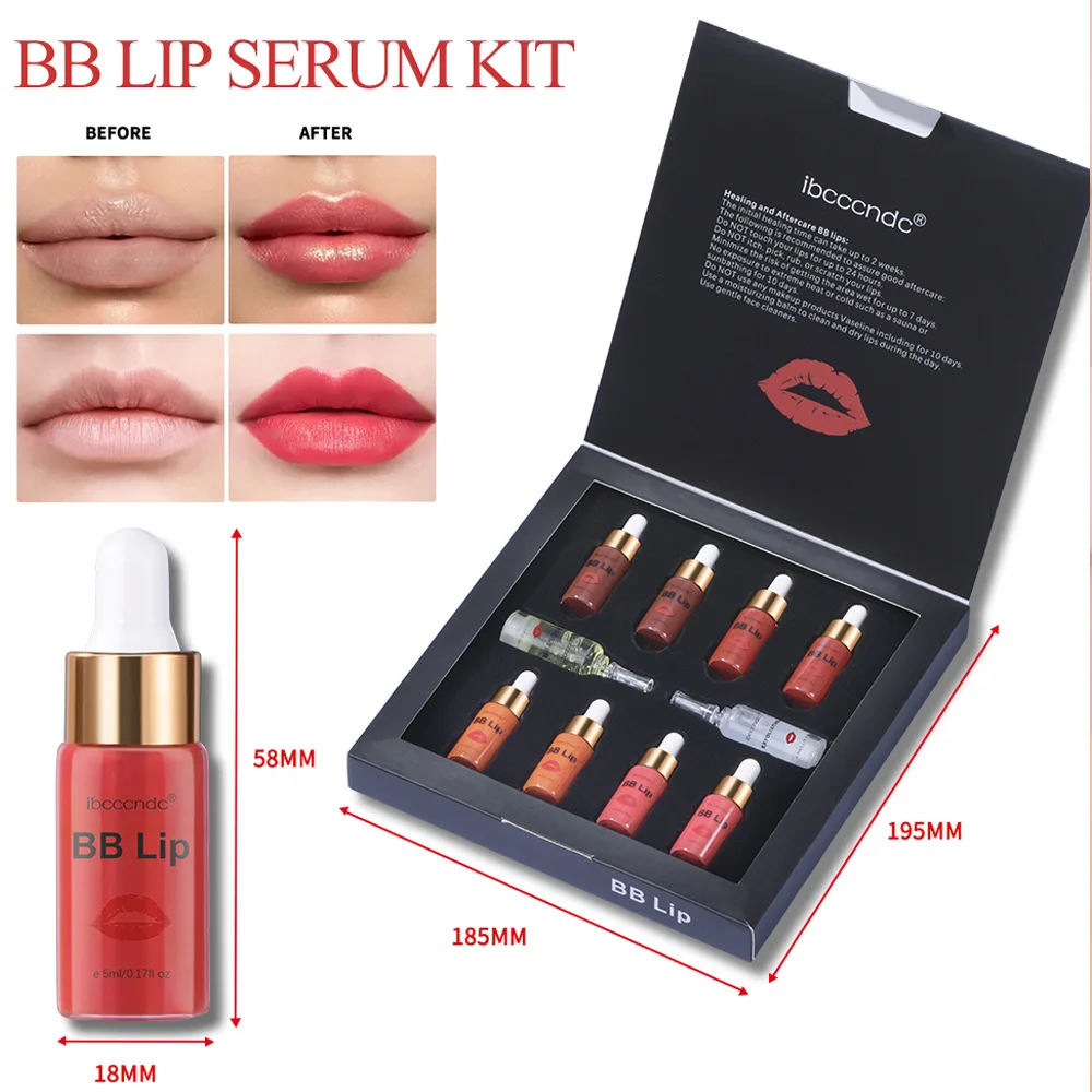Korean BB Lip Serum BB Cream Glow Lipstick Serum Kit Ampoule Starter Kit Lip Gloss Pigment for Lip Coloring Moist Microneedle
Korean BB Lip Serum BB Cream Glow Lipstick Serum Kit Ampoule Starter Kit Lip Gloss Pigment for Lip Coloring Moist Microneedle