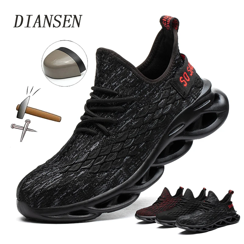 Diansen Non Slip Safety Shoes Steel Toe Shoes For Men Women Anti Smash Anti Puncture Lightweight Breathable Sneakers Comfort
Diansen Non Slip Safety Shoes Steel Toe Shoes For Men Women Anti Smash Anti Puncture Lightweight Breathable Sneakers Comfort