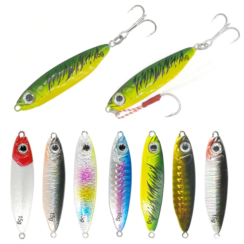 1 pcs Blue broadsword iron plate lure 10/15/20/30 g long shot small iron plate lead fish fake lure metal lure
1 pcs Blue broadsword iron plate lure 10/15/20/30 g long shot small iron plate lead fish fake lure metal lure