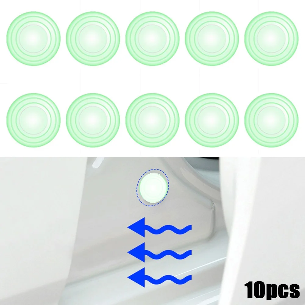 10pc Car Door Anti-shock Silicone Luminous Pad Anti-Noise Gasket Anti-collision Door Sticker Soundproof Crash Pad Exterior Part
10pc Car Door Anti-shock Silicone Luminous Pad Anti-Noise Gasket Anti-collision Door Sticker Soundproof Crash Pad Exterior Part