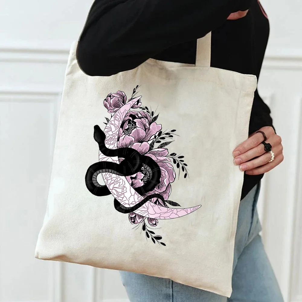 Женские сумки Moon Snake Shoppers с молнией Harajuku, хлопковая Роскошная брендовая Холщовая Сумка на плечо с карманами для девушек
Женские сумки Moon Snake Shoppers с молнией Harajuku, хлопковая Роскошная брендовая Холщовая Сумка на плечо с карманами для девушек