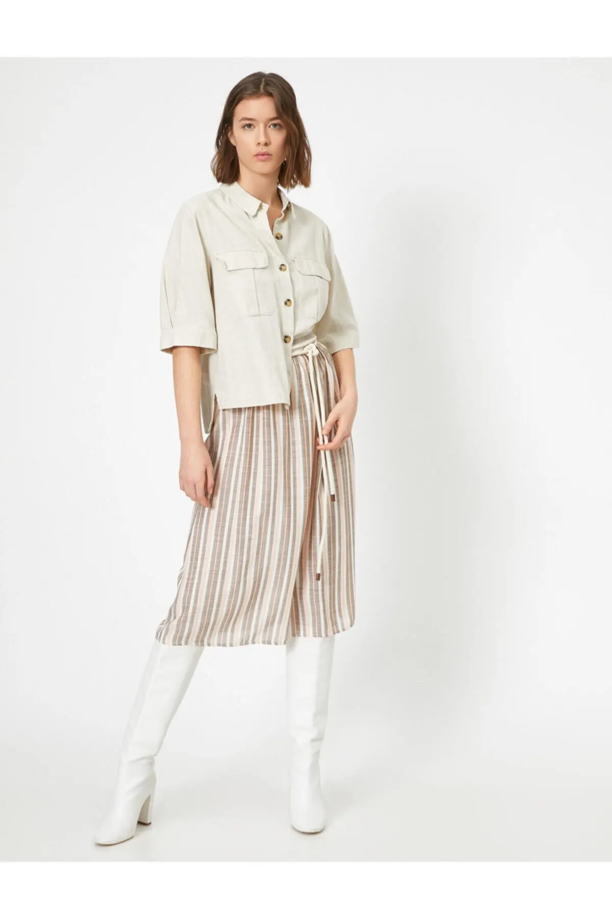 Women's Skirt Brown Striped Skirt Elegant Fashion Summer Summer Spring Casual Stretch Comfortable Sexy Mini Midi Maxi Skirts
Women's Skirt Brown Striped Skirt Elegant Fashion Summer Summer Spring Casual Stretch Comfortable Sexy Mini Midi Maxi Skirts