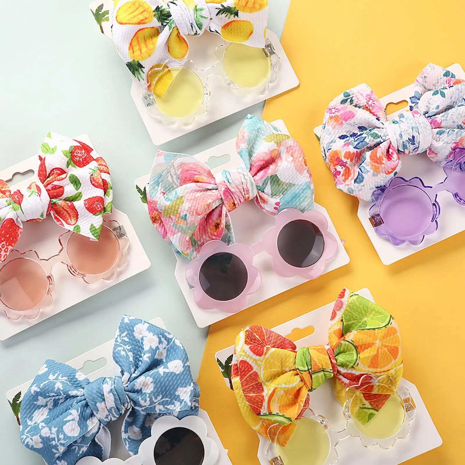 2pcs/set Sunglasses Baby Elastic Nylon Headband Bohemian Beach Sunglasses Baby Bow Puff Headwear Hair Bands Kids Sunglasses 2022
2pcs/set Sunglasses Baby Elastic Nylon Headband Bohemian Beach Sunglasses Baby Bow Puff Headwear Hair Bands Kids Sunglasses 2022