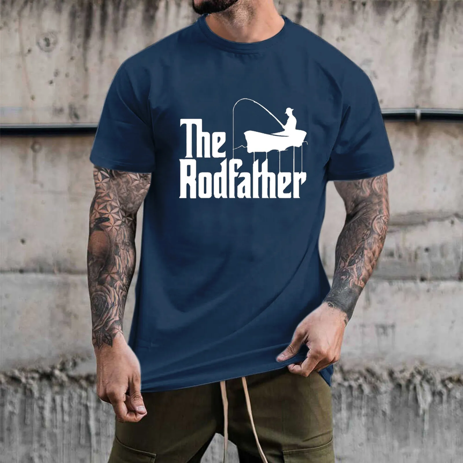 Male Summer Casual Fishing Male Print T Shirt Blouse Short Sleeve Round Neck Tops T Shirt White Long Sleeve Scrub Undershirt
Male Summer Casual Fishing Male Print T Shirt Blouse Short Sleeve Round Neck Tops T Shirt White Long Sleeve Scrub Undershirt