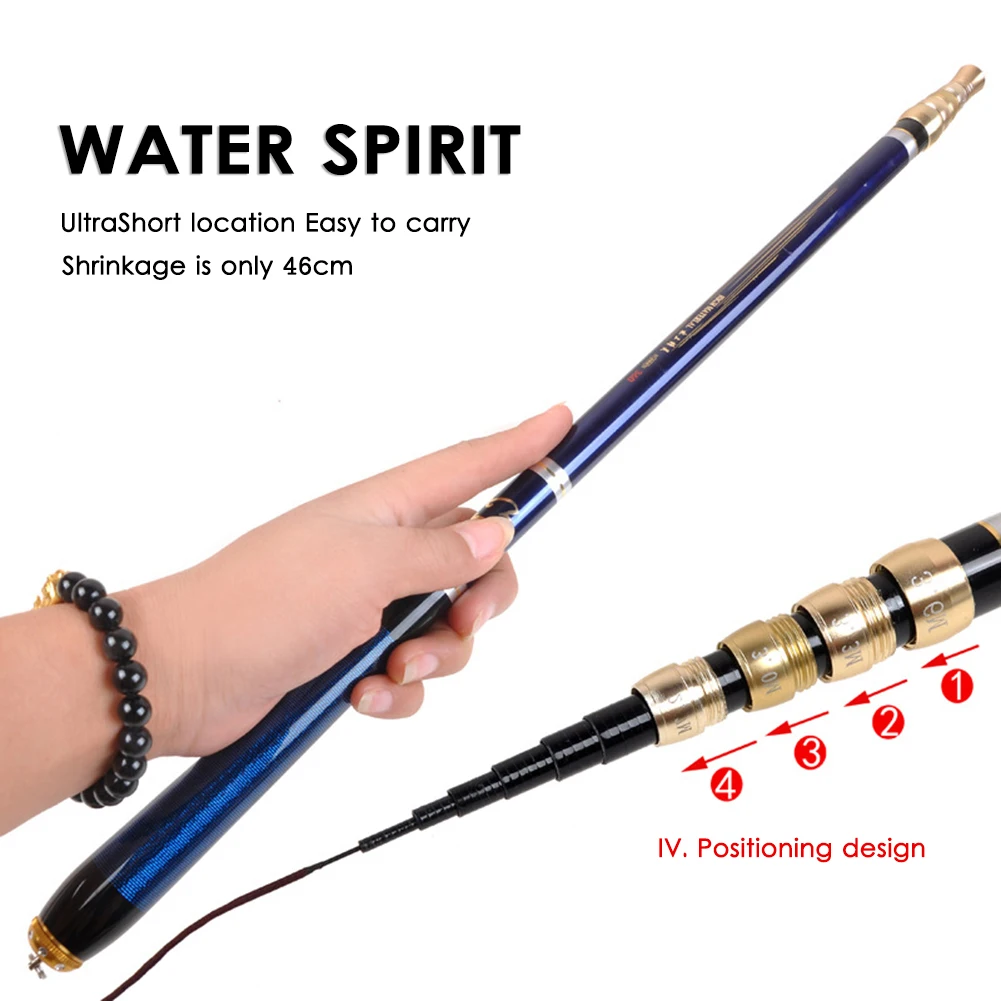 3.6m-6.3m Positioning Fishing Rod Equipment Tools Collapsible Fishing Pole Portable Lightweight Ultra Short Sections Gear Tackle
3.6m-6.3m Positioning Fishing Rod Equipment Tools Collapsible Fishing Pole Portable Lightweight Ultra Short Sections Gear Tackle