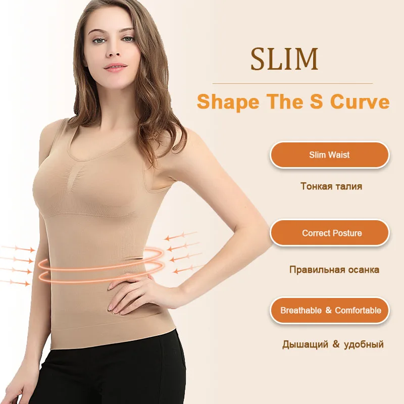Women Yoga Tank Top Sports Underwear Women Body Shaper Removable Shaper Underwear Vest Corset Shapewear with Breast Pads
Women Yoga Tank Top Sports Underwear Women Body Shaper Removable Shaper Underwear Vest Corset Shapewear with Breast Pads