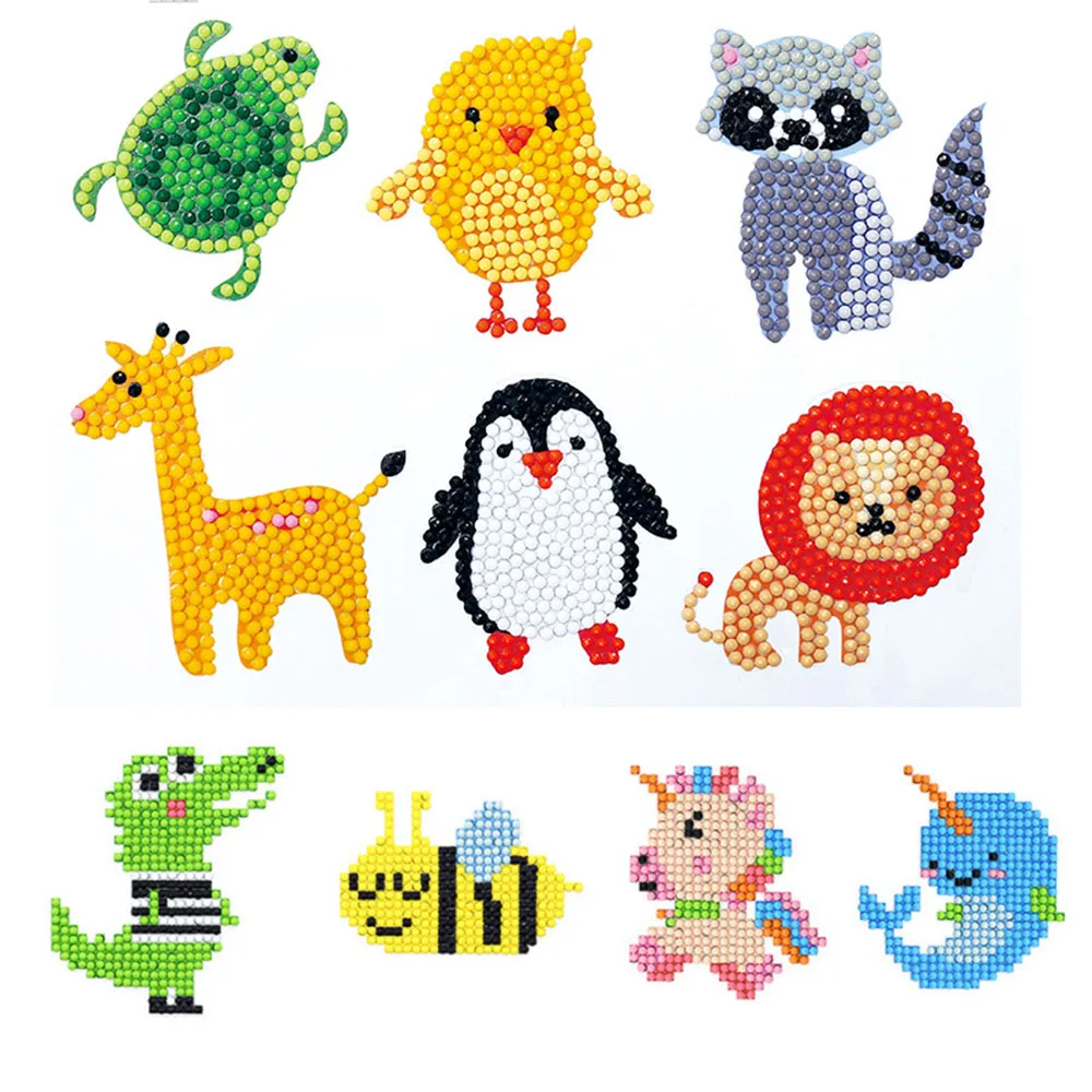 Алмазная живопись 5D "сделай сам", Наклейки по номерам с мультяшными животными, Кроликом, бабочкой, наборы поделок для детей, детская игрушка 
Алмазная живопись 5D "сделай сам", Наклейки по номерам с мультяшными животными, Кроликом, бабочкой, наборы поделок для детей, детская игрушка