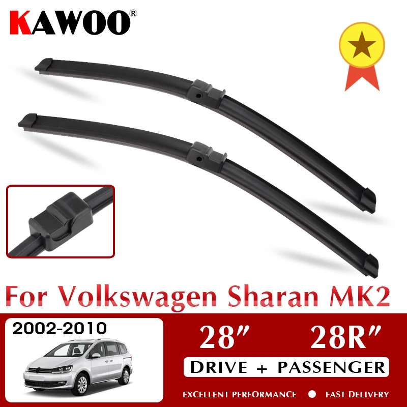 KAWOO Wiper Car Wiper Blades For Volkswagen Sharan MK2 2002-2010 Windshield Windscreen Front Window Accessories 28"+28R" LHD RHD
KAWOO Wiper Car Wiper Blades For Volkswagen Sharan MK2 2002-2010 Windshield Windscreen Front Window Accessories 28"+28R" LHD RHD