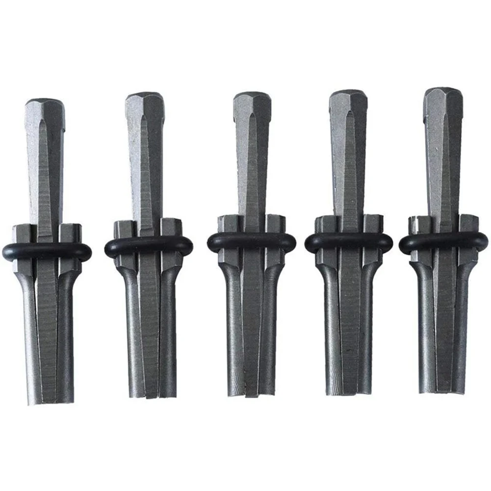 5Pcs/Set 9/16 Inch Plug Wedges Feather Shims Rock Stone Splitter Hand Tools 14mm For Splitting The Hard Stone Rock Concrete
5Pcs/Set 9/16 Inch Plug Wedges Feather Shims Rock Stone Splitter Hand Tools 14mm For Splitting The Hard Stone Rock Concrete
