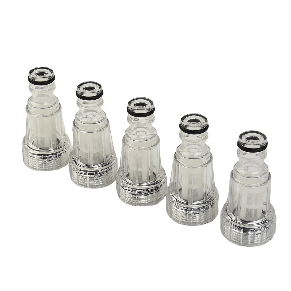5pcs Transparent Car Washer Universal Plastic Machine Water Filter High-pressure Connection Fitting For Karcher K2-K7 Washers
5pcs Transparent Car Washer Universal Plastic Machine Water Filter High-pressure Connection Fitting For Karcher K2-K7 Washers