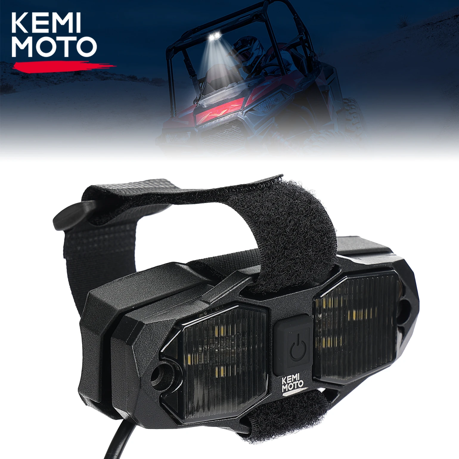 KEMiMOTO UTV Автомобильный купольный светодиодный светильник белого цвета, яркий, водонепроницаемый, совместимый с Polaris RZR Ranger Can-Am Maverick Defender
KEMiMOTO UTV Автомобильный купольный светодиодный светильник белого цвета, яркий, водонепроницаемый, совместимый с Polaris RZR Ranger Can-Am Maverick Defender