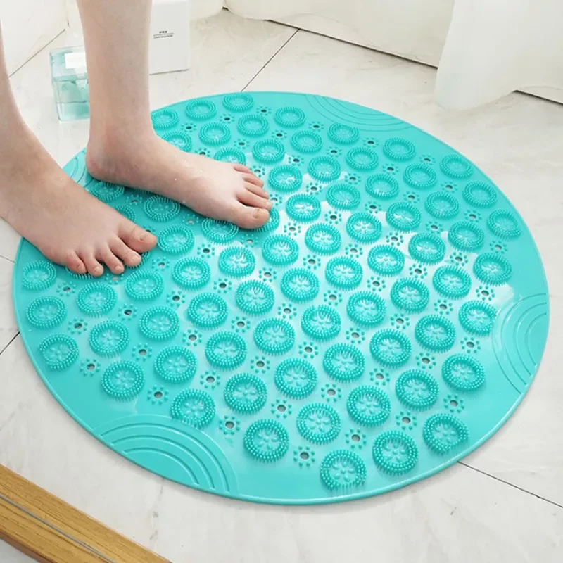 Round PVC Large Non-slip Bathroom Mat EP Silicone Shower Bath Mat Foot massage Suction Point Bead Pad bathroom non-slip Mat
Round PVC Large Non-slip Bathroom Mat EP Silicone Shower Bath Mat Foot massage Suction Point Bead Pad bathroom non-slip Mat