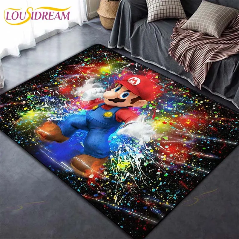 Mario Bros Rug Cartoon Carpets Anime Carpet Living Room Tea Table Mats Bedroom Rug Washable Floor Mats Household Area Mat Gift
Mario Bros Rug Cartoon Carpets Anime Carpet Living Room Tea Table Mats Bedroom Rug Washable Floor Mats Household Area Mat Gift