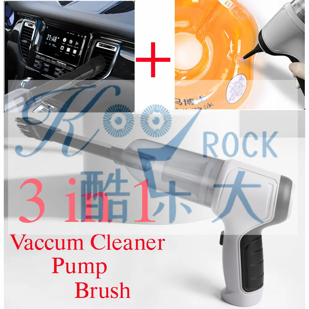 Pistol type Wireless Portable Vacuum Cleaner and Inflator, Car accessories and hope small appliance, Cleaning tools
Pistol type Wireless Portable Vacuum Cleaner and Inflator, Car accessories and hope small appliance, Cleaning tools