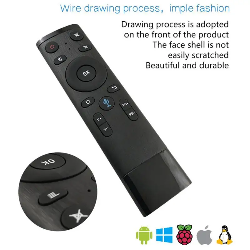 1PC Smart Remote Control For Squirrel Air 2.4G Wireless Intelligent Set-top Box Universal Remote Control Google Voice Search
1PC Smart Remote Control For Squirrel Air 2.4G Wireless Intelligent Set-top Box Universal Remote Control Google Voice Search