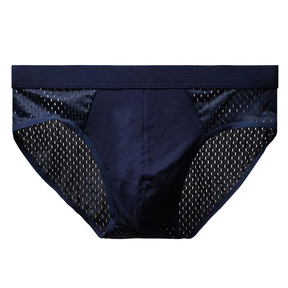 Men Ice Silk Mesh Sexy Panties Thin Breathable Briefs Comfortable Lingerie Soft Underwear Solid Underpants Fashionable Thong
Men Ice Silk Mesh Sexy Panties Thin Breathable Briefs Comfortable Lingerie Soft Underwear Solid Underpants Fashionable Thong