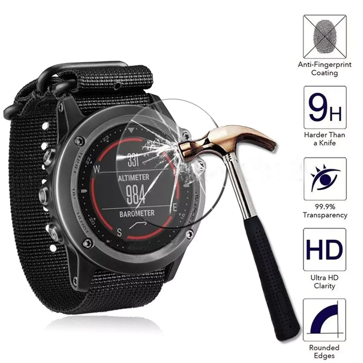 2020 Tempered Glass Watch Screen Protector 9H Real Full Coverage Film Watch Accessories For Garmin Fenix 5 Series
2020 Tempered Glass Watch Screen Protector 9H Real Full Coverage Film Watch Accessories For Garmin Fenix 5 Series