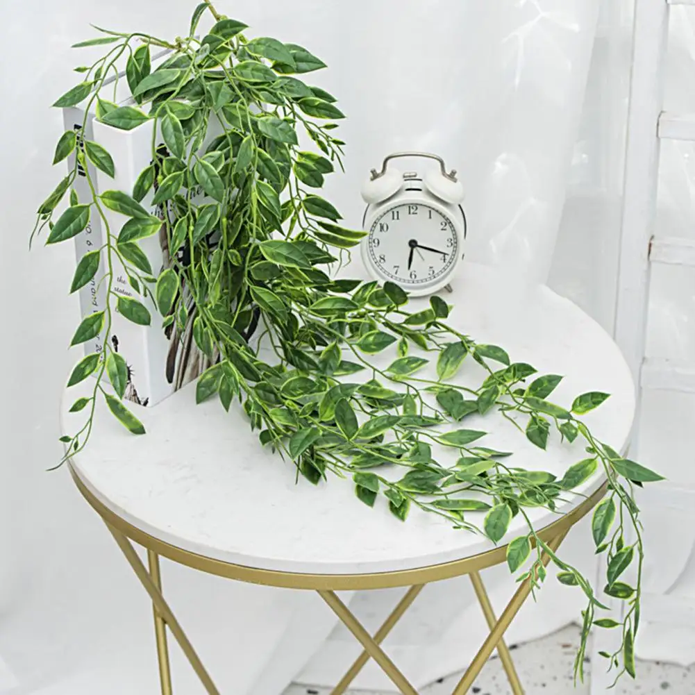 Attractive Artificial Green Leaf Anti-fading Plastic Clear Veins Artificial Plant Household Supplies
Attractive Artificial Green Leaf Anti-fading Plastic Clear Veins Artificial Plant Household Supplies