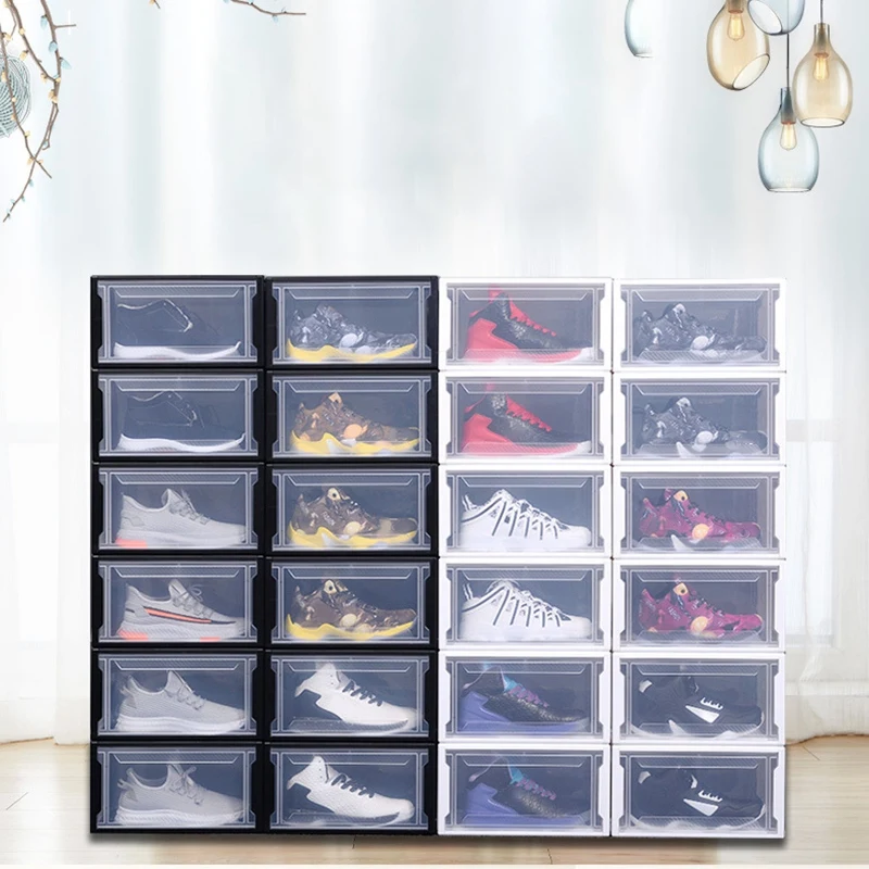 Plastic PP Translucent Shoe Box Multifunction Home Dust-Proof Drawer Combination Storage Boxes Men/Women Shoes Organizer
Plastic PP Translucent Shoe Box Multifunction Home Dust-Proof Drawer Combination Storage Boxes Men/Women Shoes Organizer